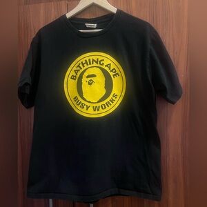 Bape Black Busy Works T